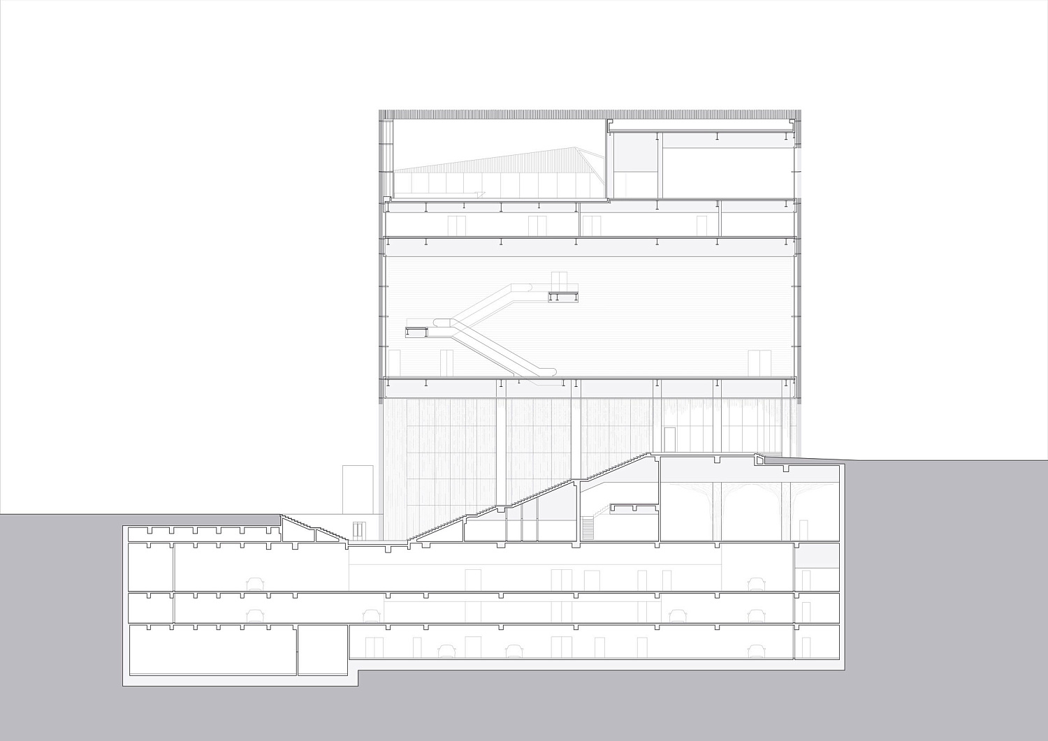 Kengo Kuma окутывает музей в Сеуле каскадными алюминиевыми трубами