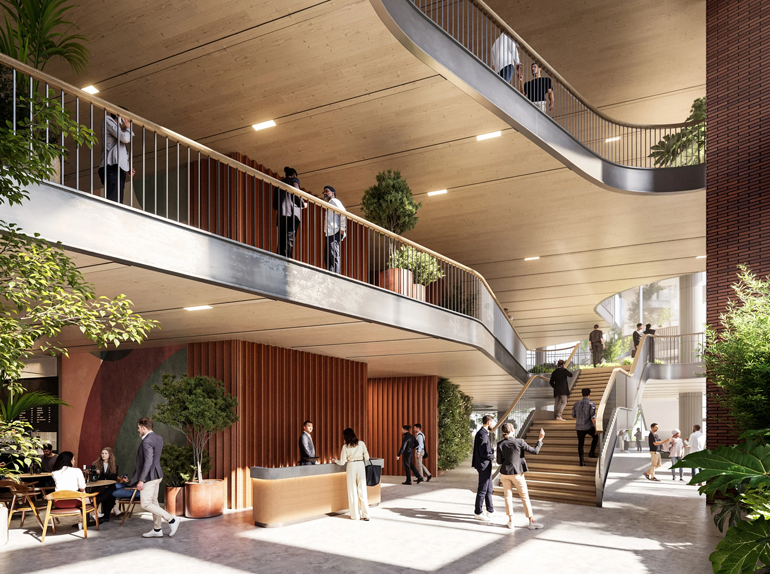 Foster + Partners представила небоскрёбы с видом на Темзу в Лондоне
